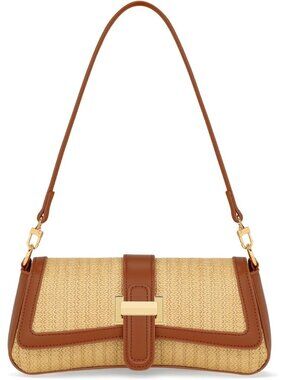 〽️Women's Khaki Small Hobo Vegan Leather Mini Retro Zipper Clutch Crossbody Bags